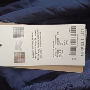 Burberry blue lace dress